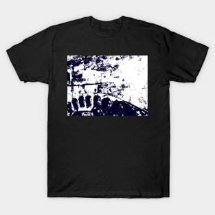 Two Women On The Bridge. Abstract Art Photography. T-Shirt